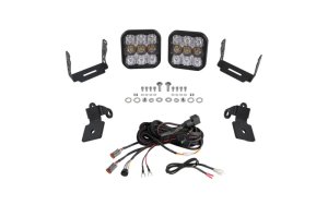Polaris RZR Pro LED Light Pods - A-Pillar - Diode Dynamics - SS5 Pro - White - `20-`23